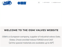 Tablet Screenshot of osmi-sro.com